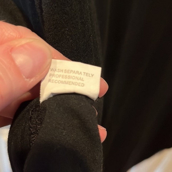 BUNDLE of two maxi length dresses 2XL black+black/white stripe great staples - Picture 15 of 16